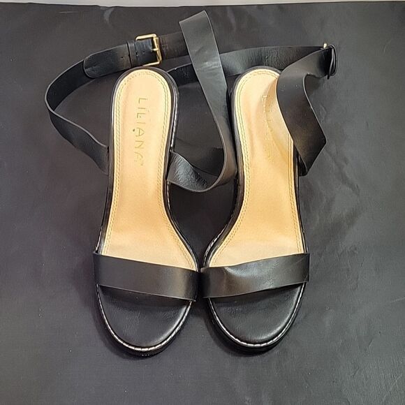 BRAND NEW LILIANA ANKLE STRAP POINTED TOE HIGH HEEL SANDAL - Picture 2 of 15